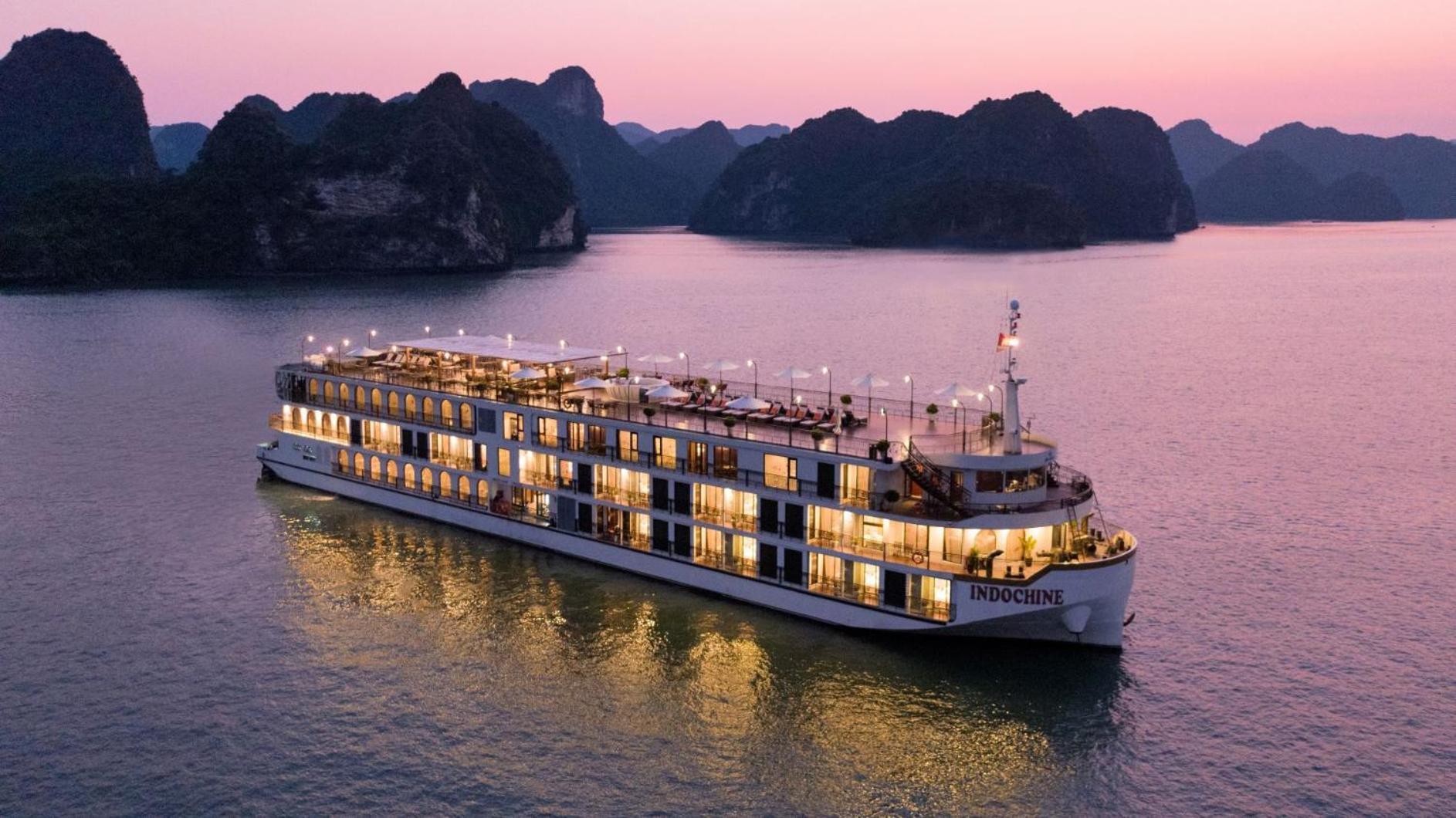 Hotel Indochine Cruise Hạ Long Exterior foto