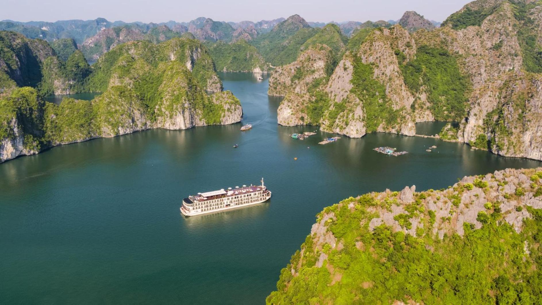 Hotel Indochine Cruise Hạ Long Exterior foto